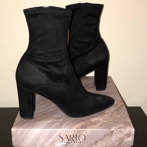 Franco Sarto black booties